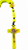 Terço de São Bento Quadrada 10mm Amarelo Fluorescente - Imagem 2