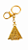 Chaveiro de Nossa Senhora Aparecida Mosquete Dourado - Imagem 2