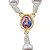 Kit Dezena Nossa Senhora de Guadalupe Pérola Abs Branca 8mm (3 unidades) - Imagem 4