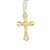 Kit Dezena Divino Espírito Santo Dourado Pérola Abs Branca 8mm (3 unidades) - Imagem 4