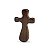 Cruz Crucifixo de Mão em Madeira Imbuia 10cm Sensorial - Imagem 1