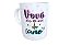 Caneca de cerâmica vovó do ano presente divertido família - Imagem 1