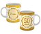 Kit c/2 canecas bodas de ouro 50 anos com nome personalizado - Imagem 1