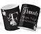 Caneca meiga fragil e determinada nome+inicial personalizado - Imagem 1