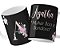 Caneca mulher boa e bondosa com nome e inicial personalizado - Imagem 1
