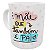 Caneca mãe que também é pai mãe solo presente dia das mães - Imagem 1
