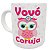 Caneca vovó coruja presente criativo coruja avó fofo - Imagem 1