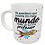 Caneca professor que muda o mundo presente profissão - Imagem 1