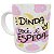 Caneca eu tenho a melhor dinda do mundo presente nuvens - Imagem 2