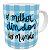 Caneca o melhor dindo do mundo presente padrinho xadrez - Imagem 1