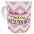 Caneca quer ser meu padrinho presente convite pra dindo rosa - Imagem 1