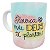 Caneca floresça onde deus te plantar presente motivacional - Imagem 1