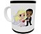 Caneca presente de casamento casal lembrancinha noivos - Imagem 1