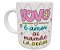 Caneca vovó linda avó é amor de mãe em dobre presente vó - Imagem 2