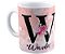 Caneca qualquer nome+inicial personalizado com foto flor - Imagem 2