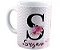Caneca florida personalizada com qualquer nome+inicial foto - Imagem 2