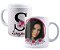Caneca florida personalizada com qualquer nome+inicial foto - Imagem 1