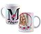 Caneca personalizada com foto qualquer nome+inicial presente - Imagem 1