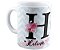 Caneca presente nome+inicial e foto personalizados flores - Imagem 2