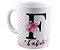 Caneca qualquer nome+inicial personalizado com foto listrado - Imagem 2