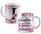 Caneca profissão ilustradora com qualquer nome personalizado - Imagem 1