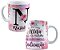 Caneca profissão atleta com qualquer nome personalizado flor - Imagem 1