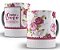 Caneca melhor vovó do mundo floral presente dia dos avós - Imagem 1