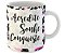 Caneca acredite sonhe conquiste presente criativo - Imagem 1