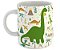 Caneca dinossauro com nome e idade personalizados presente - Imagem 1