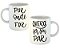 Caneca para onde for quero ser seu par presente amor fofo - Imagem 1