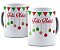 Caneca feliz natal presente natalino enfeites árvore - Imagem 1