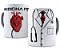 Caneca medicina por coração presente médico medicina - Imagem 1