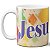 Caneca jesus coloriu minha vida com amor presente fé Deus - Imagem 1