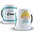Caneca com nome personalizado super dindo presente padrinho - Imagem 1
