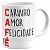 Caneca café carinho amor felicidade fé presente café lover - Imagem 1