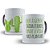 Caneca cacto a gente saiba florir onde a vida nos plantar - Imagem 1