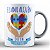 Caneca eu amo alguém que tem autismo presente autista - Imagem 1