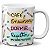 Caneca café, ensinar, dormir, repetir presente professora - Imagem 2