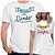 Kit 2 camisetas promovido a dindo dinda conjunto camisetas - Imagem 1