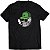 Camiseta caveira fumando weed Camisa erva 4:20 estilo de rua - Imagem 1