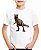 Camiseta Infantil Tiranossauro rex t-rex dino camisa menino - Imagem 2