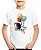 Camiseta Infantil Espaço astronauta balão galáxia camisa - Imagem 1
