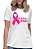 Camiseta feminina outubro rosa camisa conscientização - Imagem 1