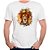 Camiseta leão camisa coragem força fé rei coroa - Imagem 1