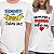 Kit c/2 camisetas promovidos a papai e mamãe outra vez - Imagem 1