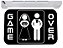 Capacho casados game over tapete para porta 40x60 - Imagem 1