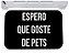 Capacho divertido espero que goste de pets tapete de porta - Imagem 1