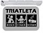 Capacho triatleta beber comer dormir tapete porta 40x60 - Imagem 1
