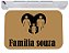 Capacho tapete com nome da familia personalizado 40x60 - Imagem 1