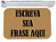 Capacho personalizado escreva sua frase aqui tapete de porta - Imagem 1